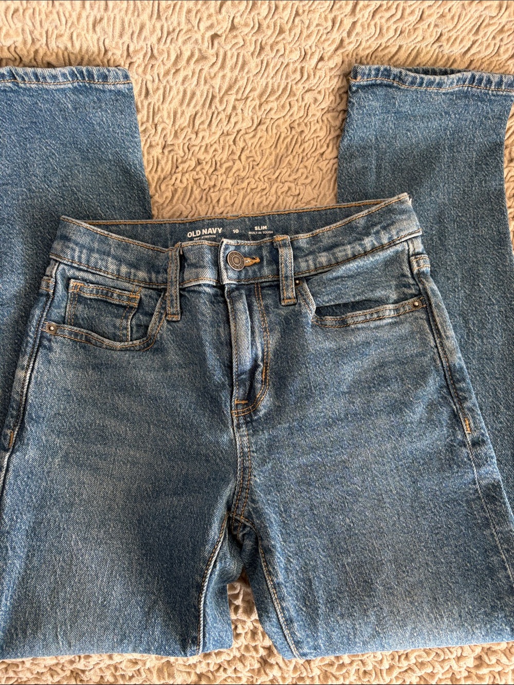 Old Navy Medium Blue Kids Slim Jeans